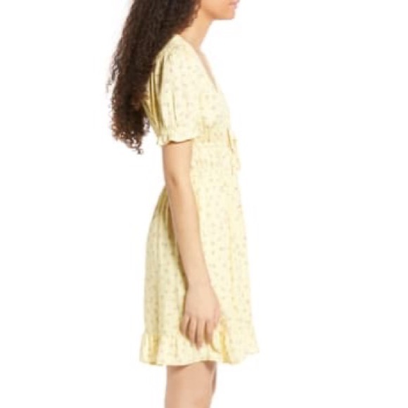 Floral Elastic Waist Minidress - Picture 3 of 7